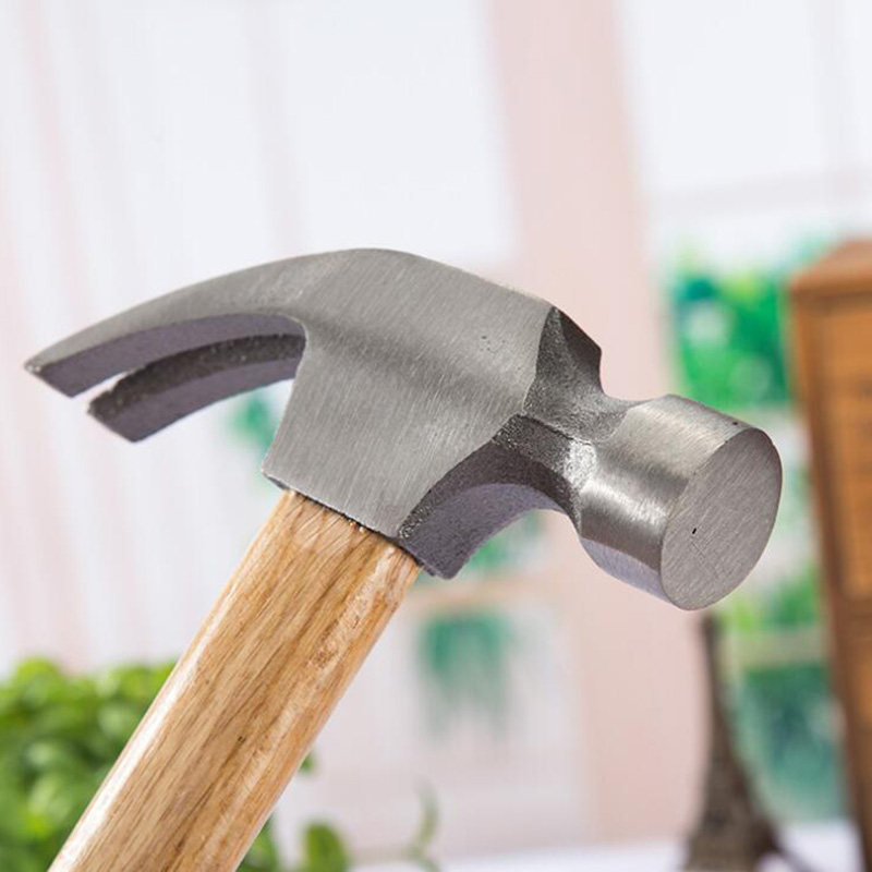 钉锤铁锤羊角榔头木工拨钉锤子敲击求生羊角锤