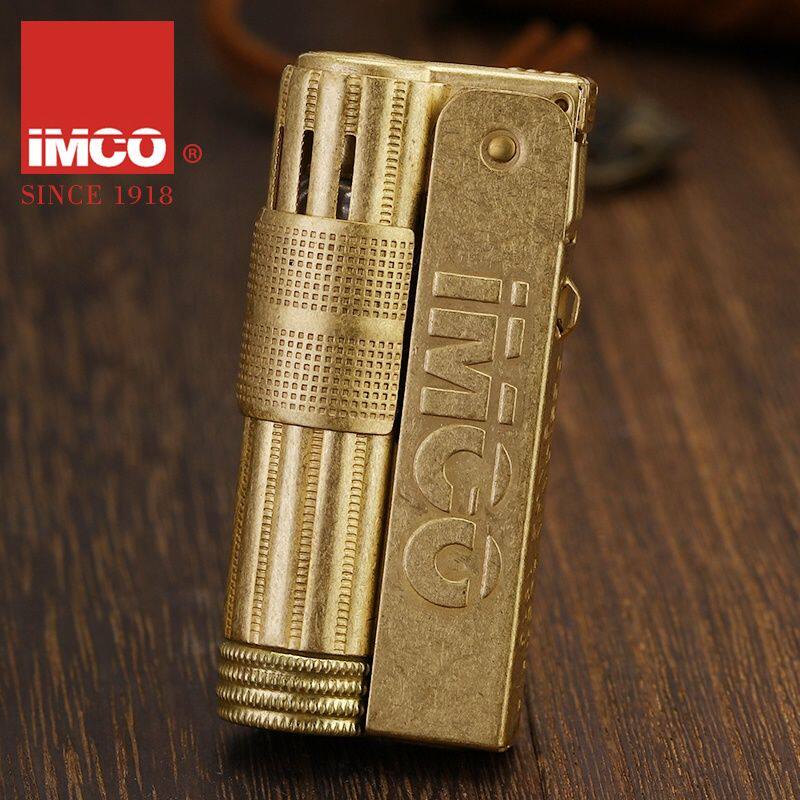 imco奥地利6700煤油打火机爱酷纯铜老式怀旧防风煤油打火机
