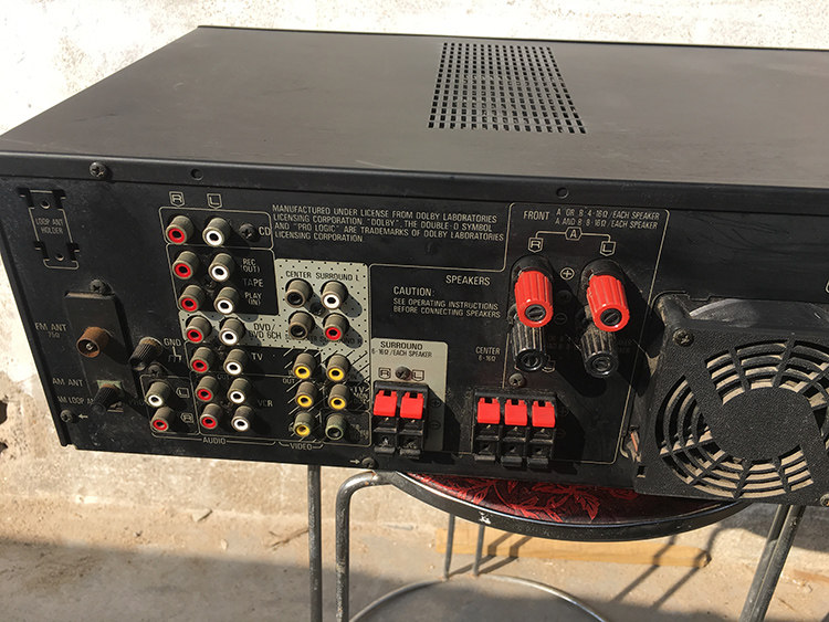 功放technics松下sa-ax730声道进口二手杜比解码功放