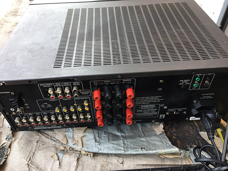 进口安桥sv636功放机2声道大功率410瓦手机电脑用带收音小问题机