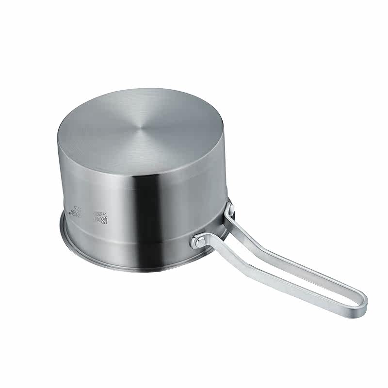 伯尔尼斯304不锈钢奶锅复底宝宝热奶煮泡面电磁炉专用汤锅牛奶