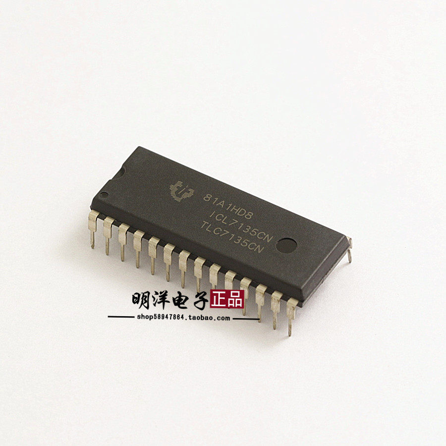 icl7135cn芯片ti模拟数字转换器icl7135直插dip28全新芯片