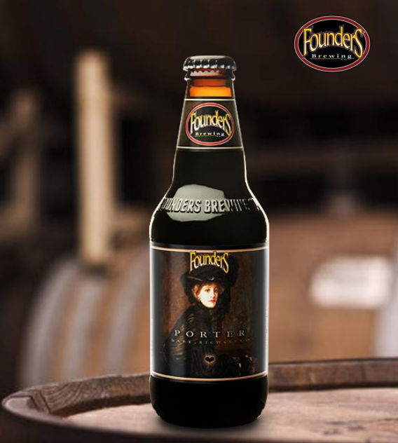 创始者波特啤酒355ml美国精酿foundersporter满分同学啤酒
