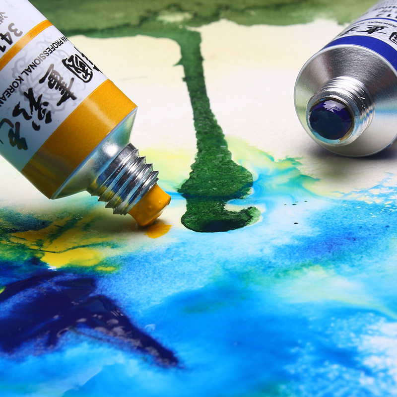 进口shinhan新韩国画颜料20ml艺术家系列中国水墨画国画颜料