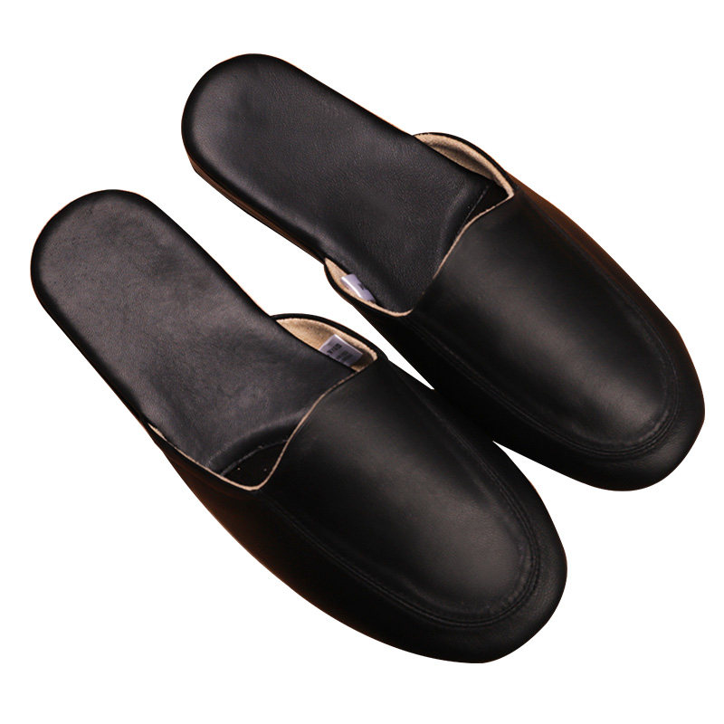 羊皮拖鞋日用防滑居家男士家柔软春夏夏天全羊居家凉拖