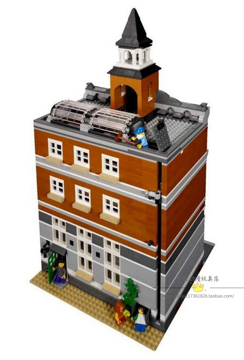 乐高lego街景建筑房子系列10224市政厅 拼装积木益智玩具礼物收藏