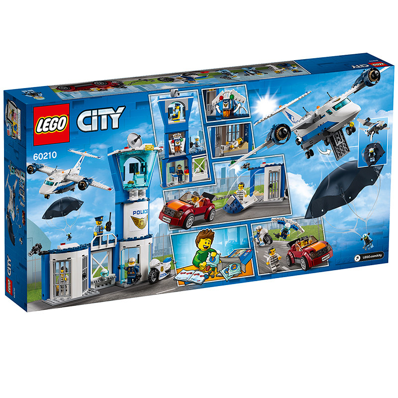 积木2019新品乐高lego60210城市系列空中警察塑料积木