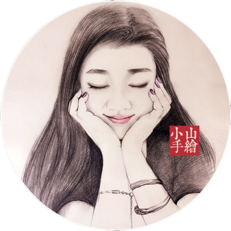 素描画像定制真人照片手绘水彩画人物画彩铅肖像画手绘真人漫画