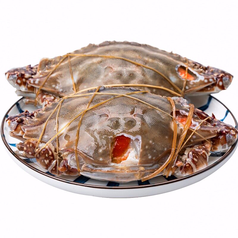 3两膏蟹生腌蟹舟山红膏呛蟹醉蟹酱母宁波咸炝鱼干