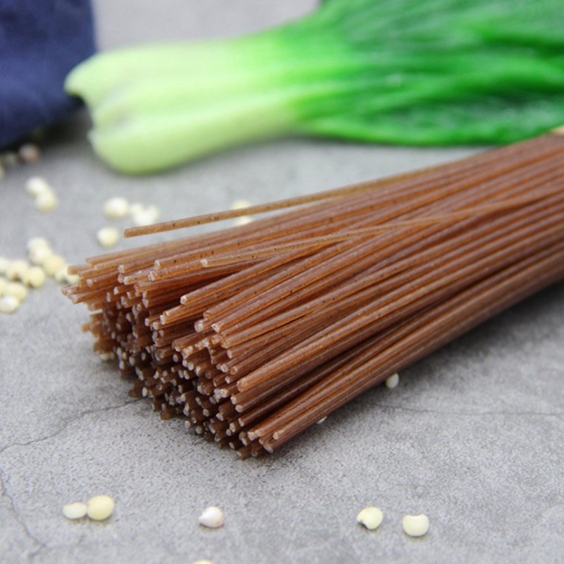 溢田东北特产高粱米面条低脂杂粮粗粮挂面不粘面条