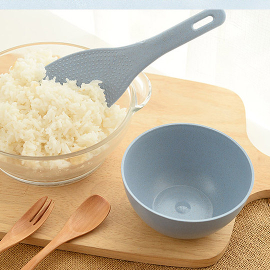 环保小麦秸秆米饭碗儿童吃饭面碗 创意家用餐具学生小汤碗沙拉碗