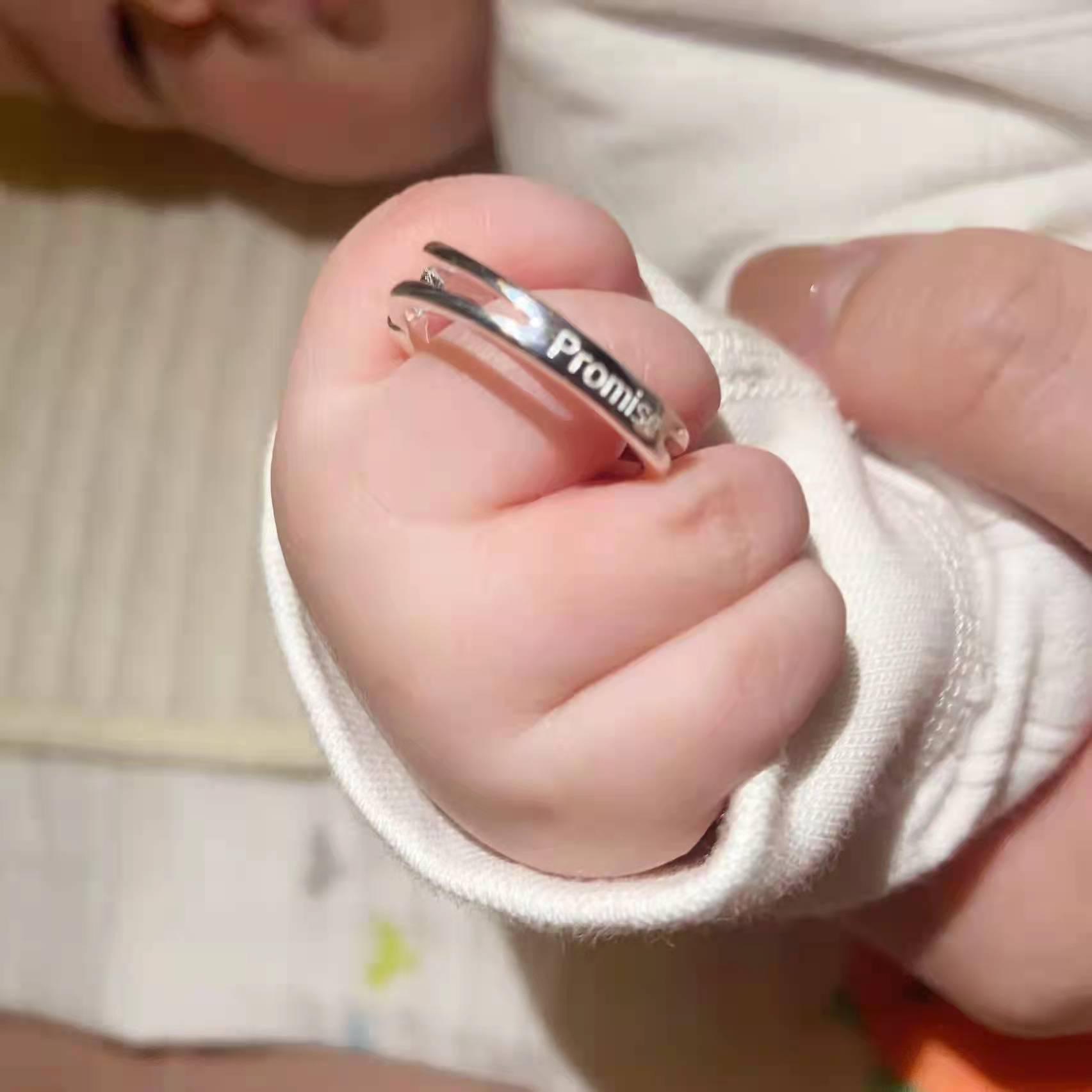 联合国儿童基金会戒指银月捐带证书官方正品unicef戒指