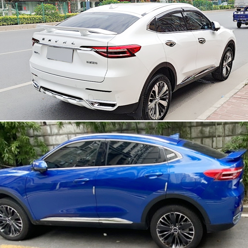 f7x尾翼适用于哈弗改装长城vv7gt打孔烤漆风翼尾翼