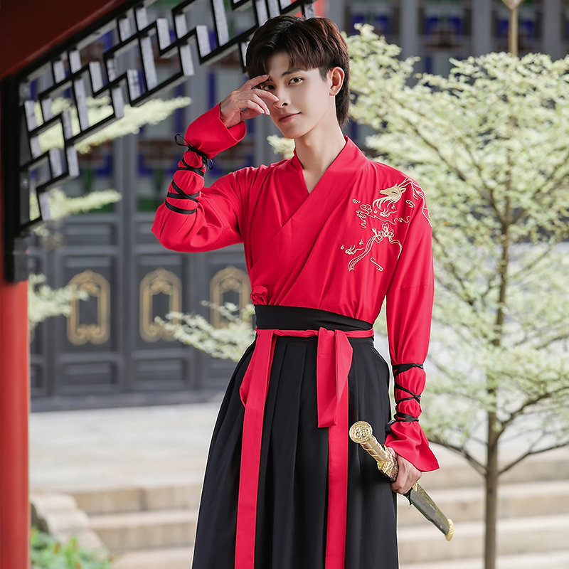 汉风唐韵汉服男古风古装唐朝大码男士公子仙气汉服