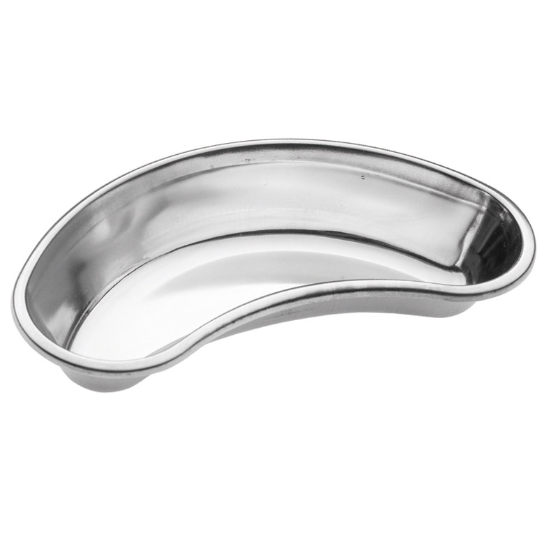 新华医疗不锈钢弯盘医用304腰子盘加厚肾形盘手术器械消毒治疗盘