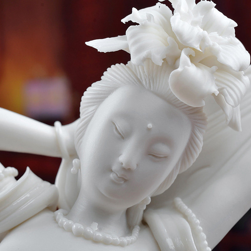 东方泥土德化白瓷苏献忠大师作品陶瓷雕塑雕塑艺术艺术品摆件