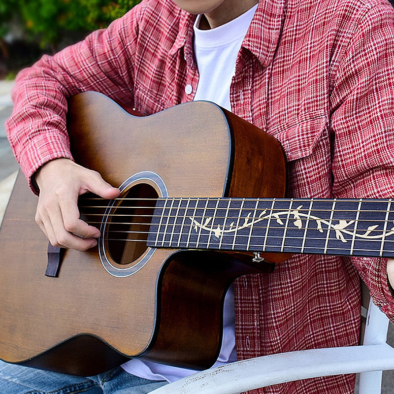 民谣网红吉他初学者学生用入门自学练习成人男女生木吉它神器jita