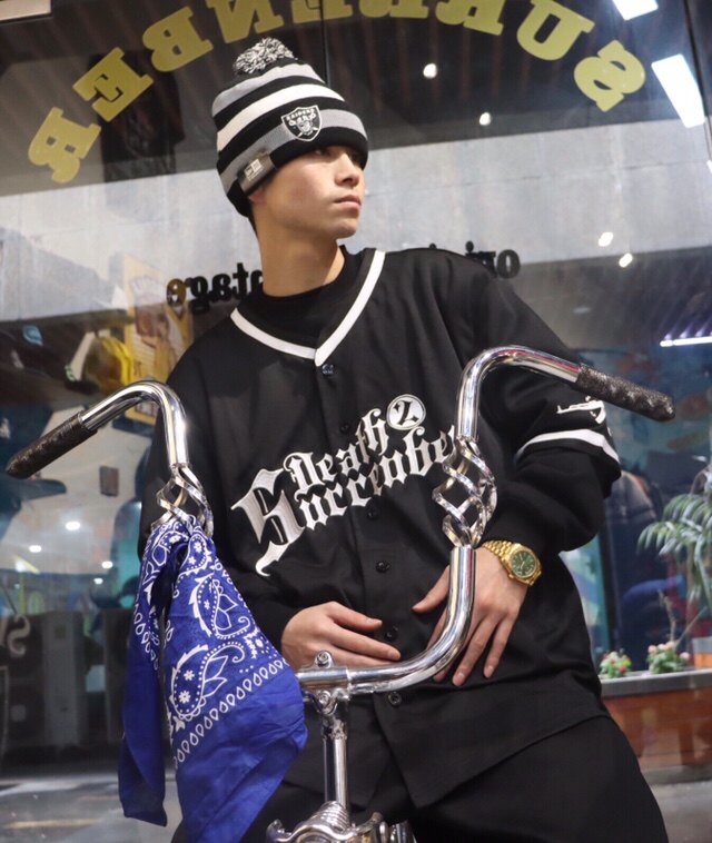 美式oldschool说唱嘻哈raiders奥克兰突袭者hiphop毛线帽子