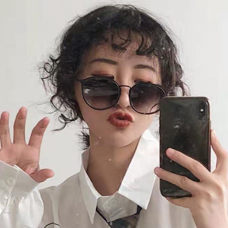 网红刘海假发女抖音可爱羊毛卷自然真发无痕泡面卷头