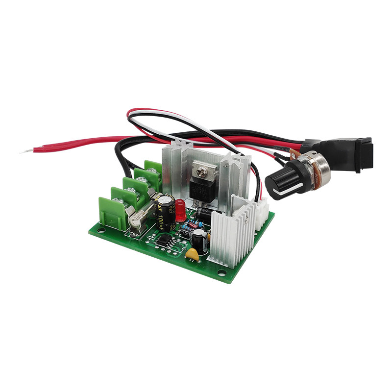 电机直流直流电调速12v24v控制器正反反转双控变速驱动器