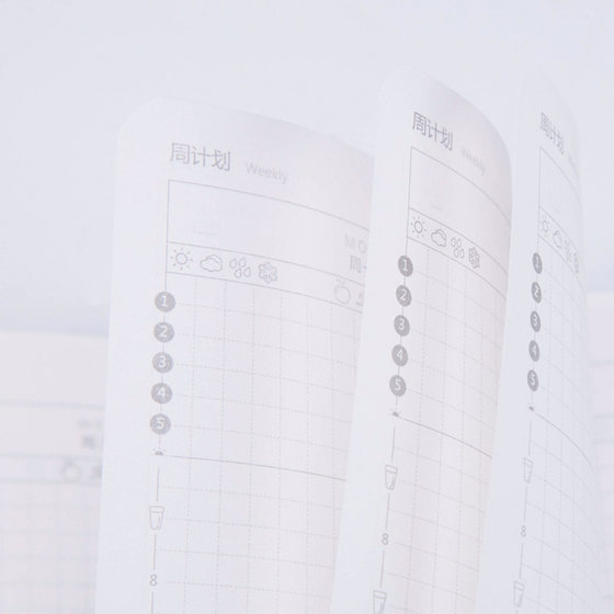 Kinbor Weekly Planning Manual Account Book Time Axis Schedule Book Cloth Week Inner Core Notebook Multi Color Plan Book Management Volume Kinbor Weekly Planning Manual Account Book Time Axis Schedule Book Cloth Week Inner Core Notebook Multi Color Plan Book Management Volume