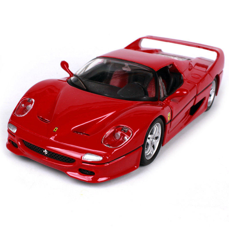 比美高ferrari法拉利f50跑车1:24原厂仿真合金汽车模型玩具摆件 - 恒
