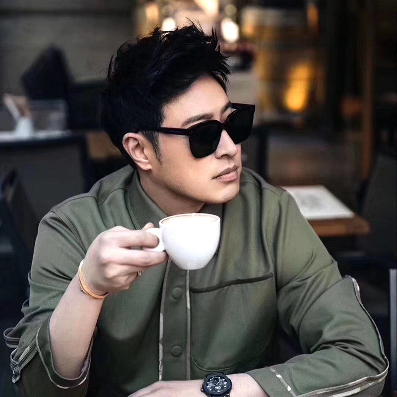同款潘玮柏李易峰墨镜gmdream方形大框太阳镜丹阳太阳眼镜
