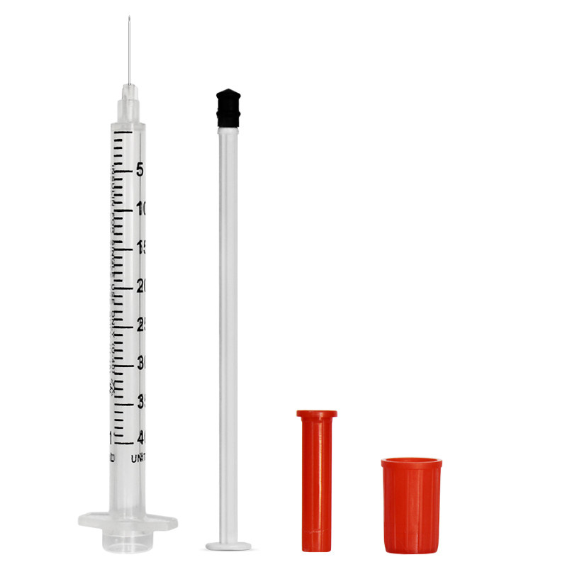 胰岛素u-40一次性使用无菌注射器1ml糖尿病人注射df血糖用品