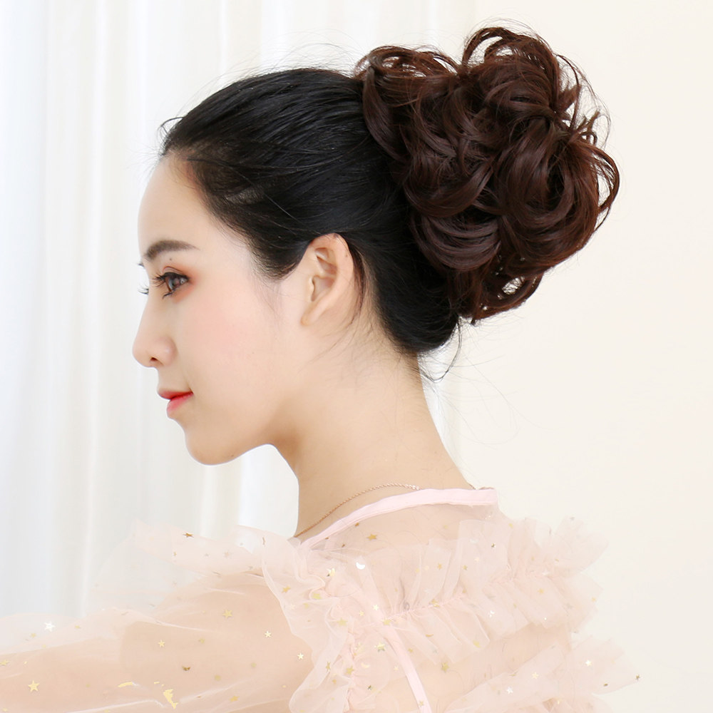 假发头饰毛毛虫假发条卷发盘头辫子缠绕式发圈丸子头盘发器发包女