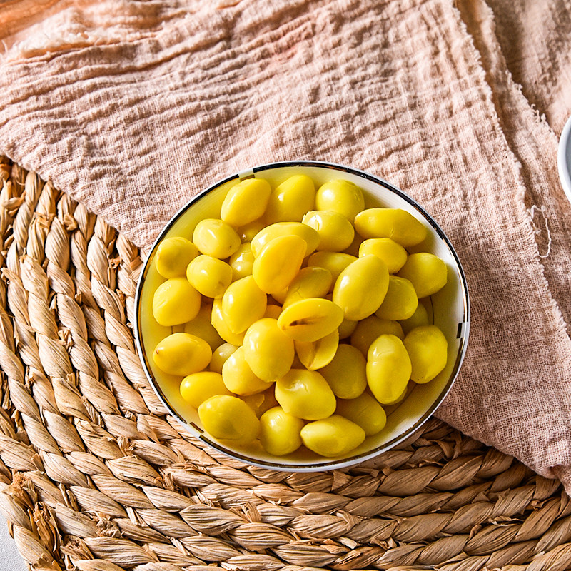 银杏材料煲汤果果白果果果仁去壳杏仁3袋500g白果