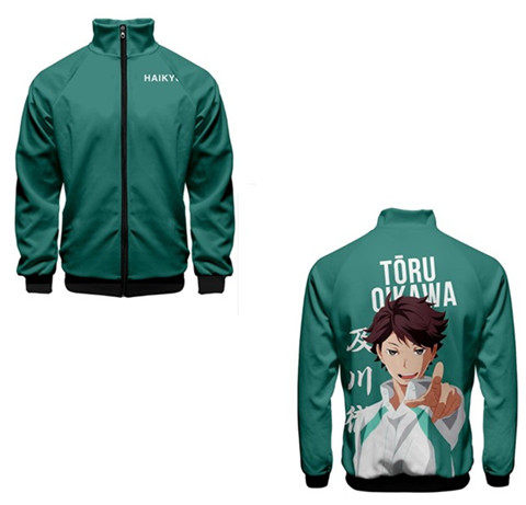 动漫排球少年卫衣乌野高校队服男女女学生休闲卫衣