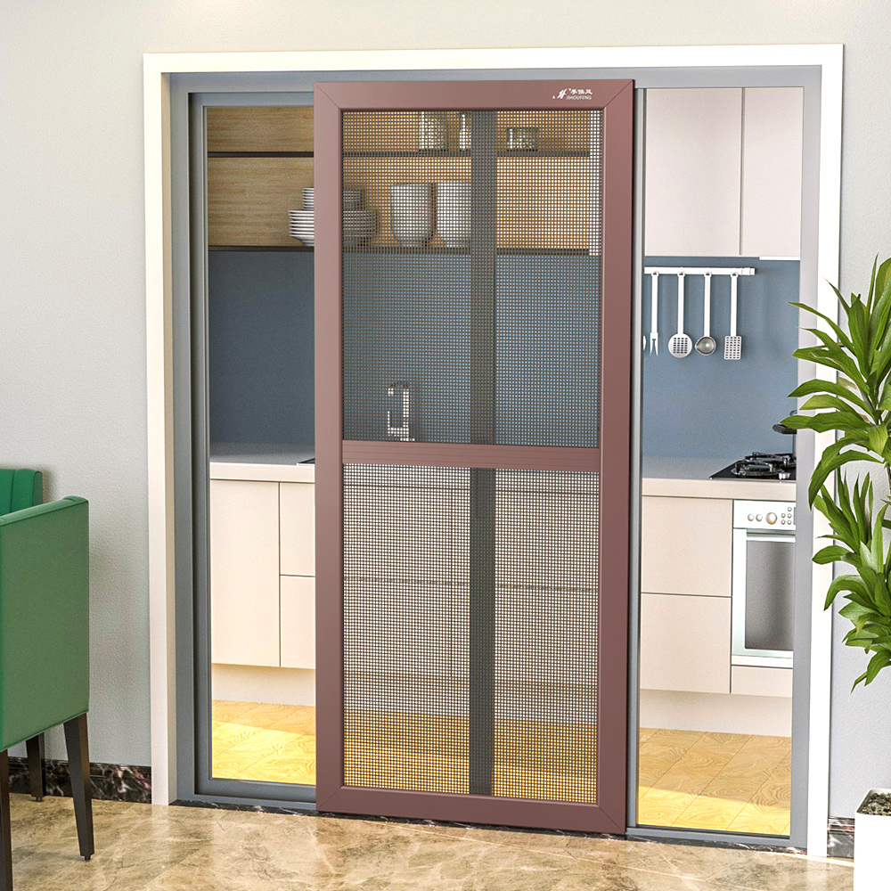 纱窗金刚网纱门阳台推拉门铝合金防盗门防蚊沙门移门纱窗