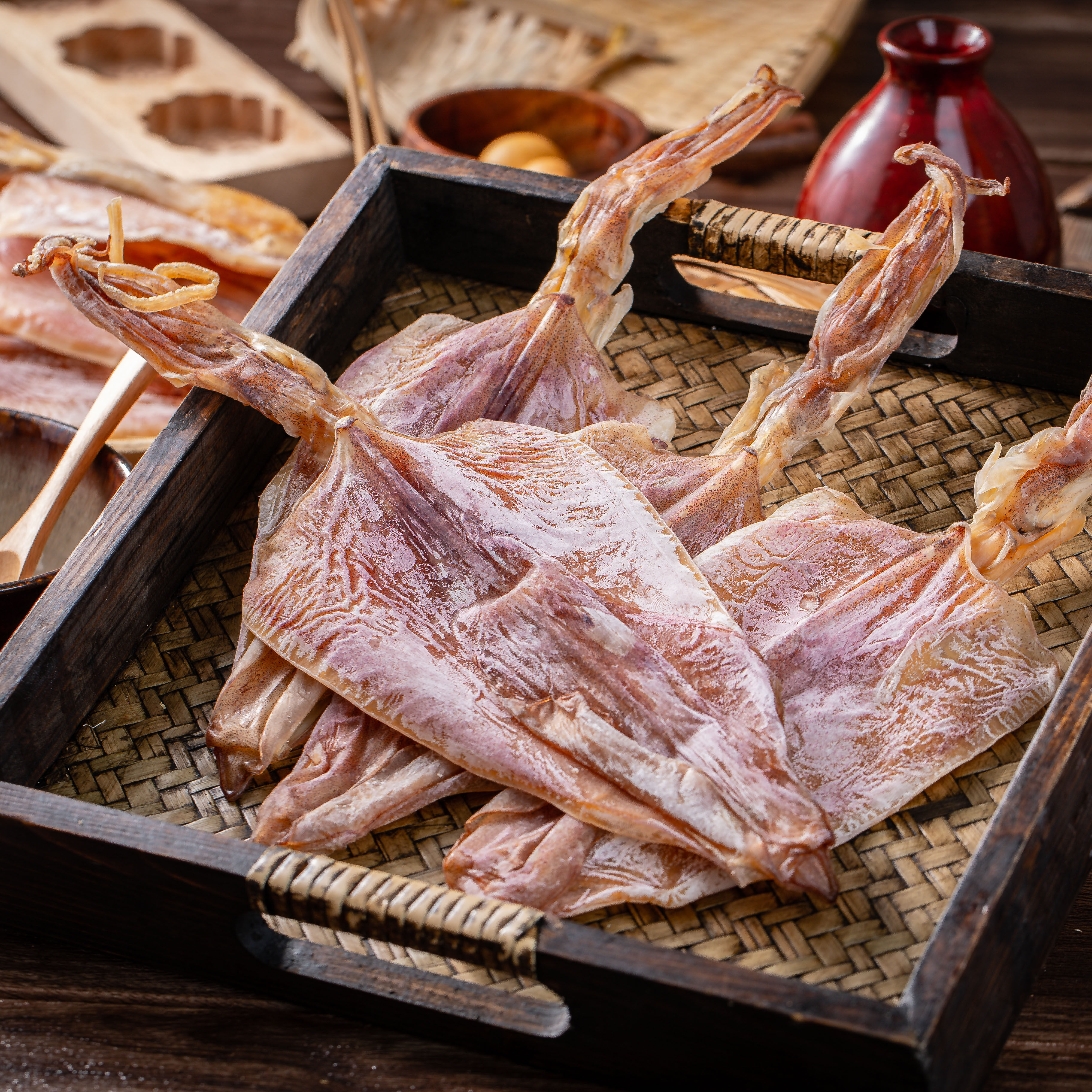 鱿鱼干干货烧烤专用淡晒250g福建东山岛水产a3煲汤煮粥淡干鱿鱼