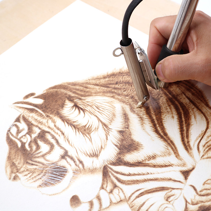 烙画烙笔生专业工具葫芦木板烫画机可调调温画笔电烙铁