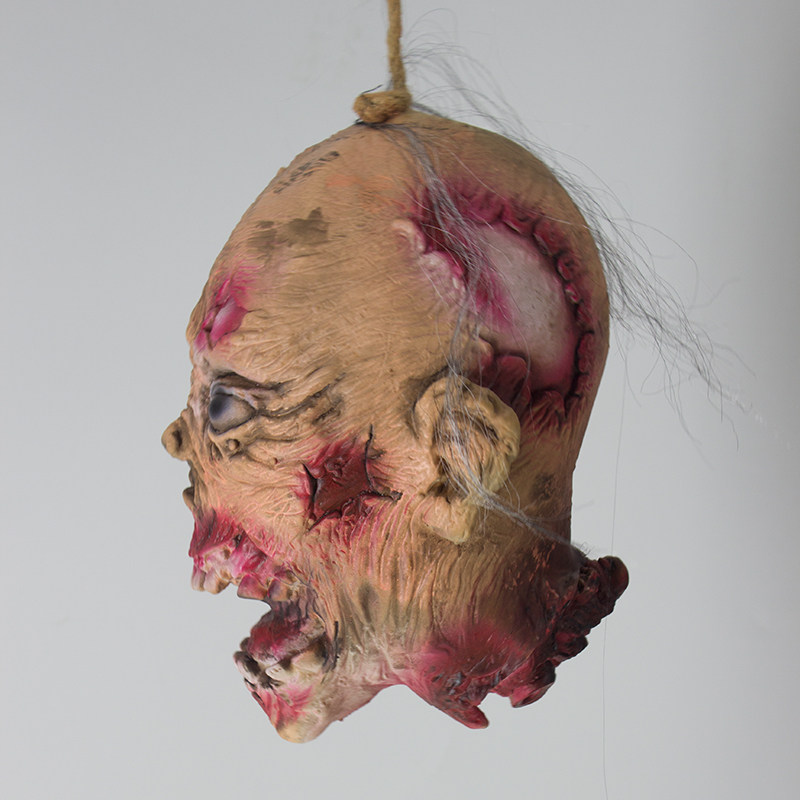 鬼屋恐怖仿真断头装扮道具男女干尸断肢摆件其它