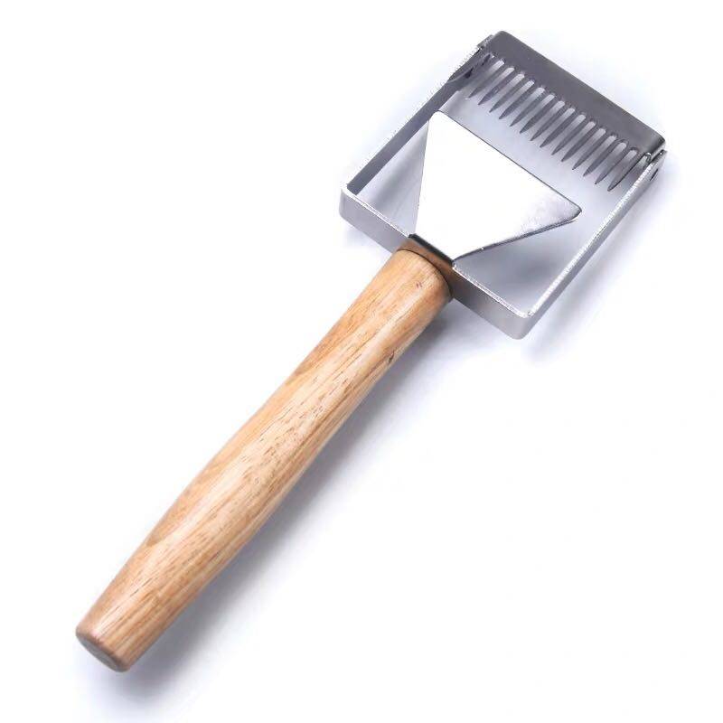 养蜂工具新型304不锈钢割蜜叉针式割蜜叉加厚养蜂专用用品全套