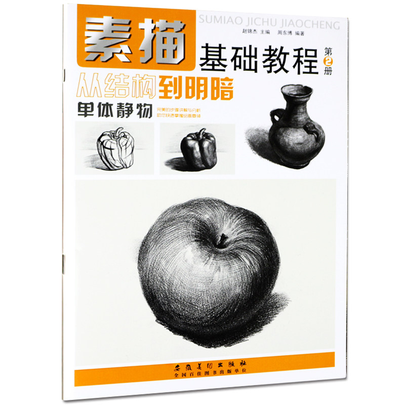 素描基础教程从结构到明暗2单体静物素描书入门自学素描的诀窍零基础