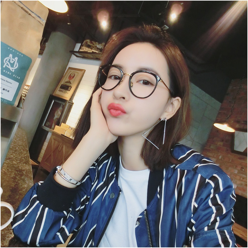 现售韩国女潮超轻大框镜架近视眼镜框