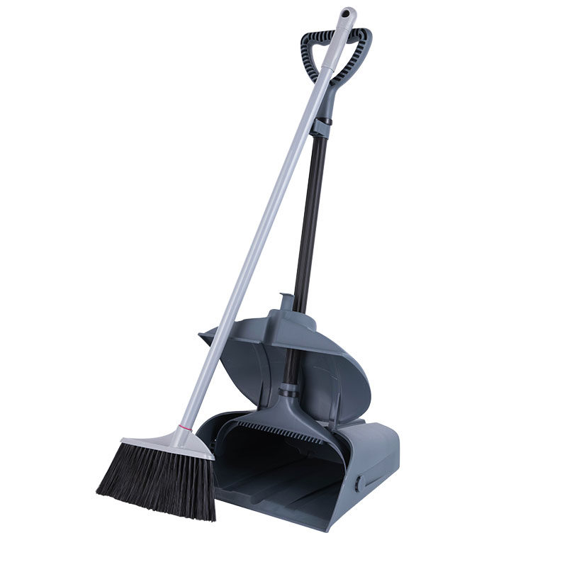 防风扫把簸箕组合套装家用软毛带刮扫地不粘簸箕