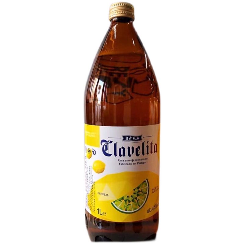 西班牙原装进口科腾小麦啤酒瓶装1升6瓶旋盖45啤酒