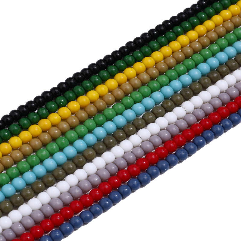 10克超优优质4mm彩色米珠串珠diy手工编织其他diy饰品配件