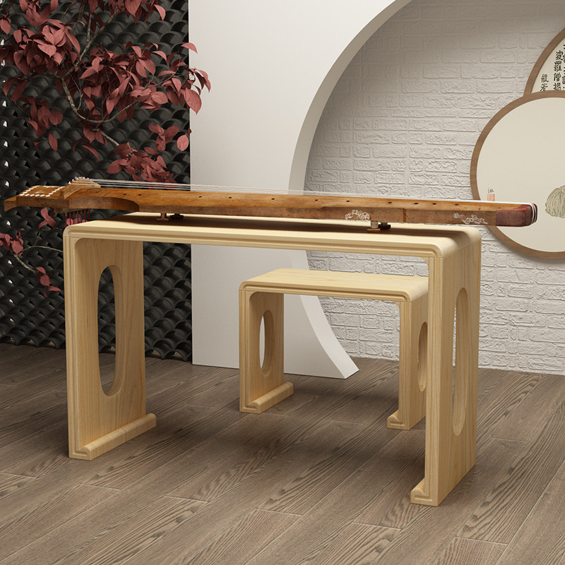 包邮烧桐木琴桌共鸣古琴桌琴凳仿古实木琴桌中式国学书法桌画案桌