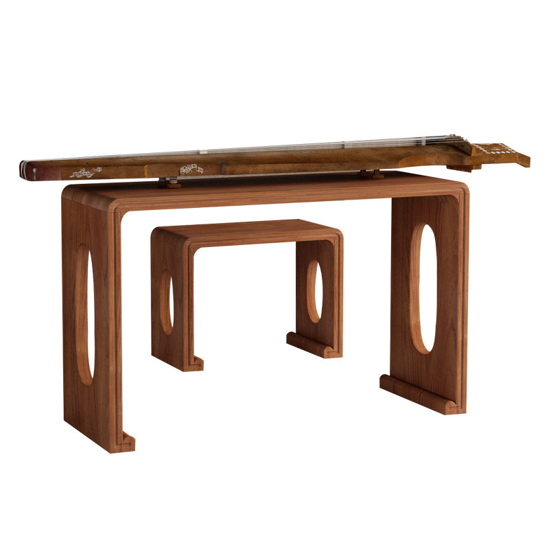 包邮烧桐木琴桌共鸣古琴桌琴凳仿古实木琴桌中式国学书法桌画案桌