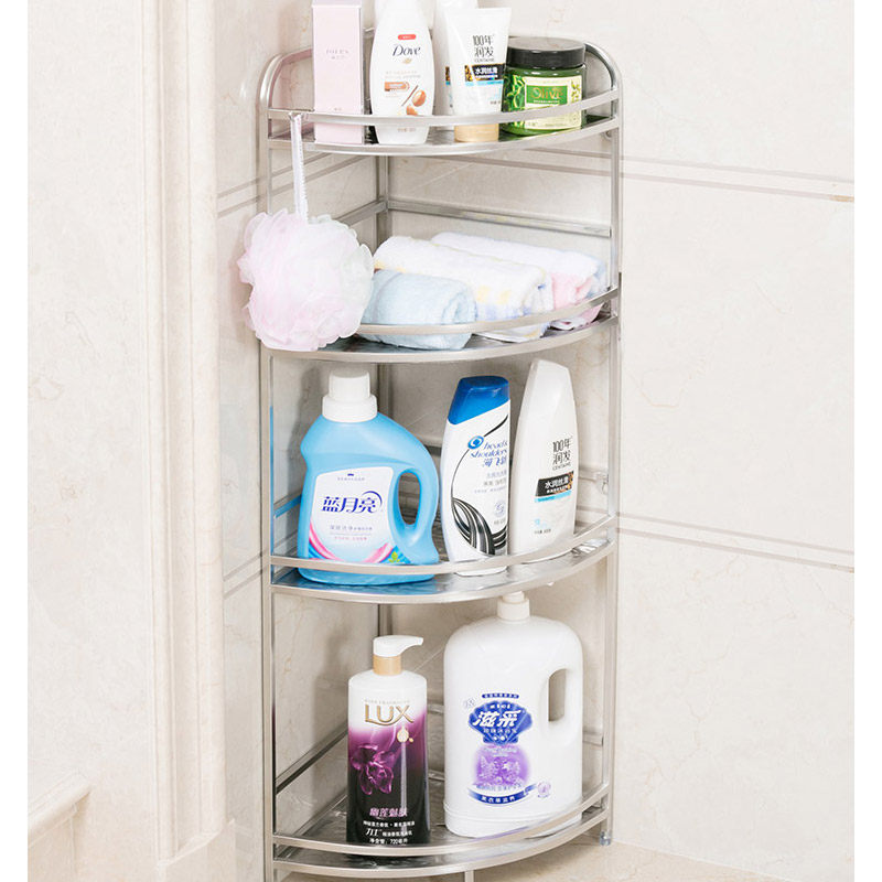 洗发水沐浴露架子卫生间2层墙角置物架三层浴室三角形浴室角架