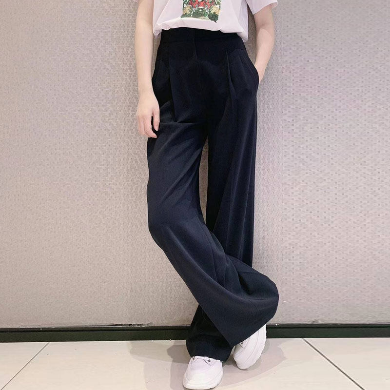 正品长裤裤女巴黎阔腿休闲百搭专柜哥弟新款休闲裤