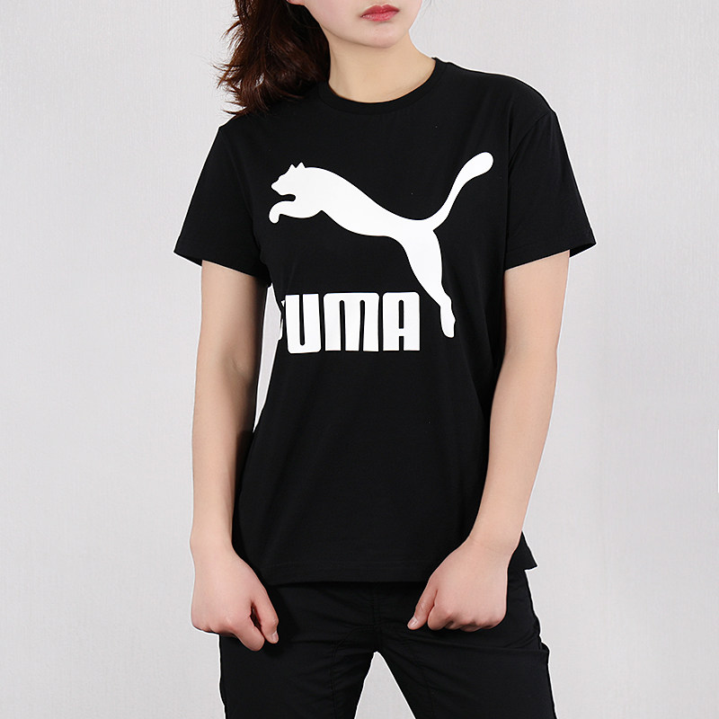 puma彪马女装2020夏季经典圆领透气休闲运动短袖运动t恤