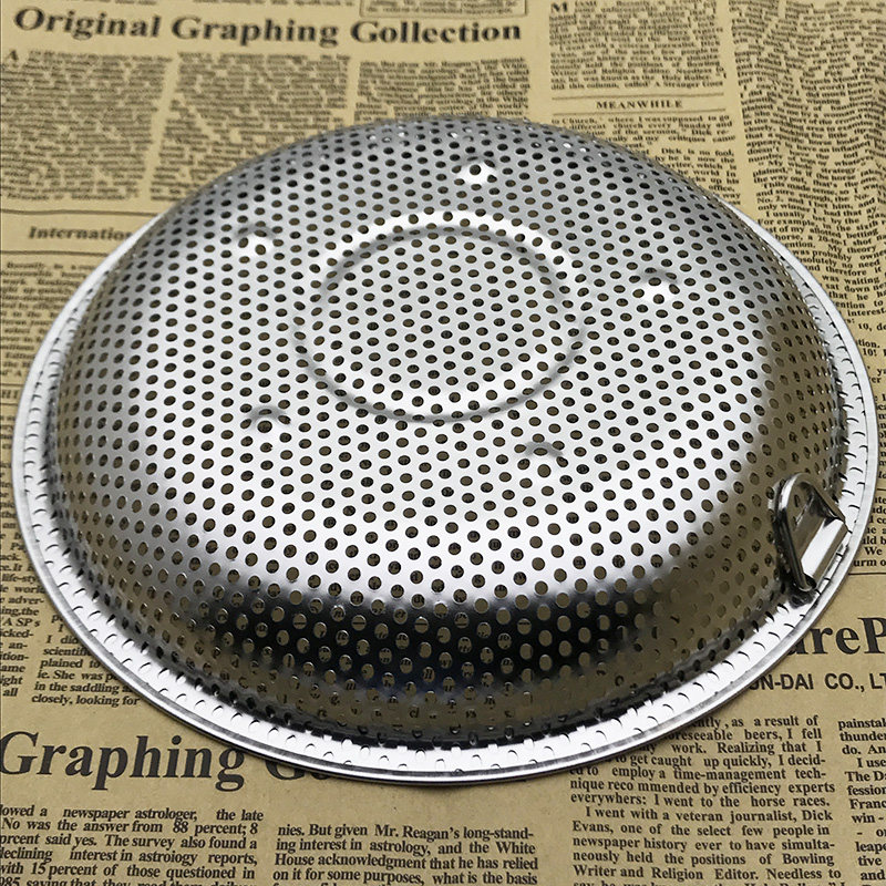 不锈钢蒸盘圆形有孔蒸筛蒸片蒸包蒸饭隔水蒸饭盘盘