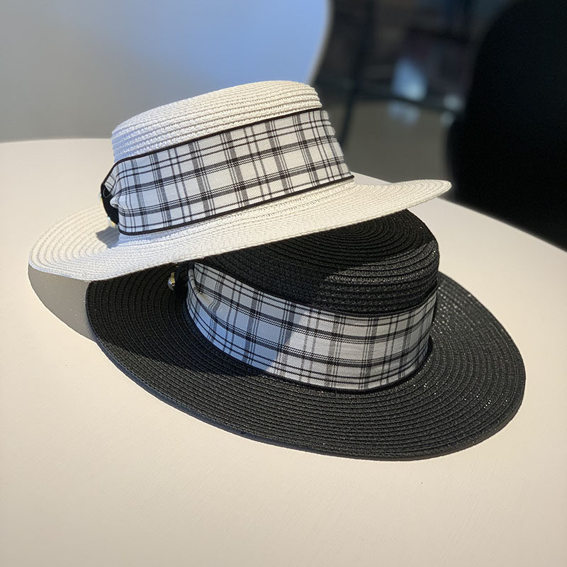 夏天平英伦帽潮渔夫韩版百搭礼帽风格英伦风草帽帽子