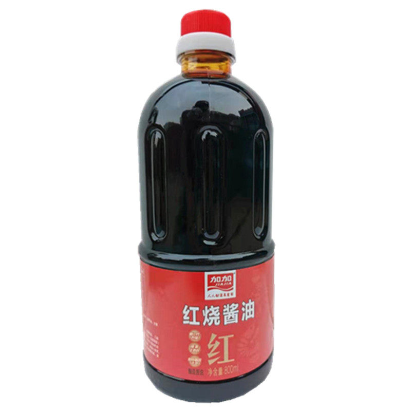 加加红烧酱油小瓶上色家商用红烧肉老抽酱油一箱800ml整箱12瓶装