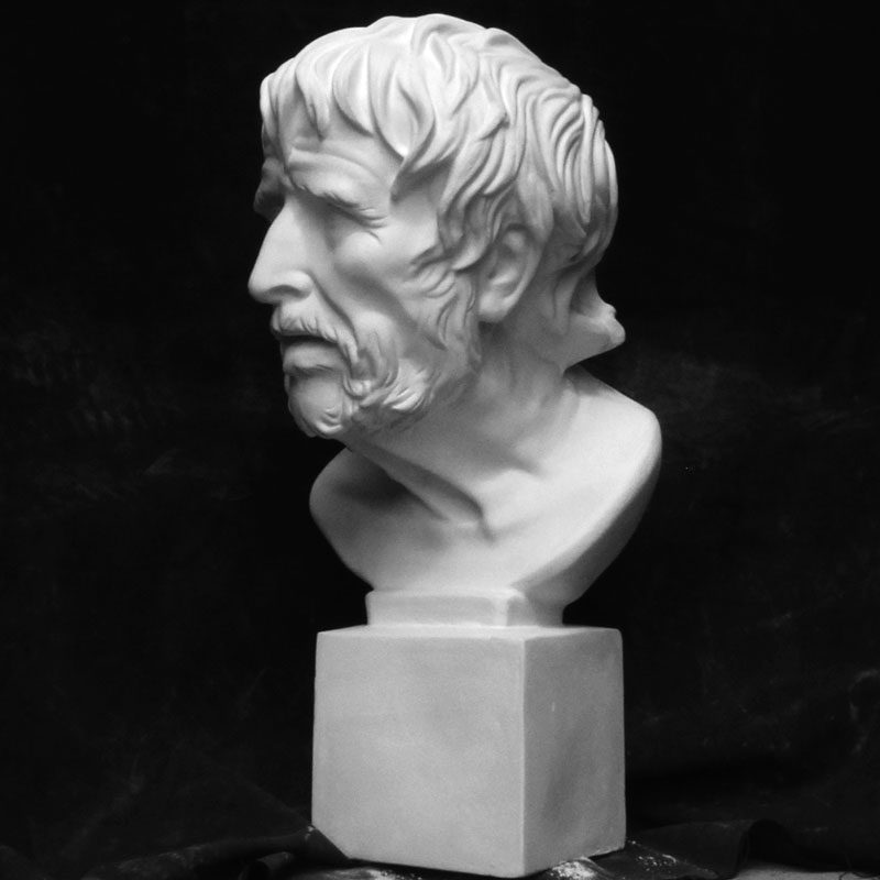 石膏海盗摆件素描人像大石人物50cm石膏像